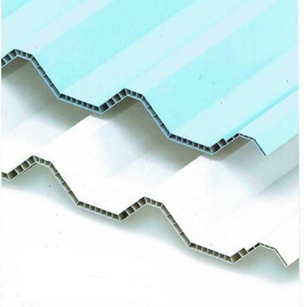 Milieuvriendelijke doorzichtige dubbelwandige holle PVC-dakplaat